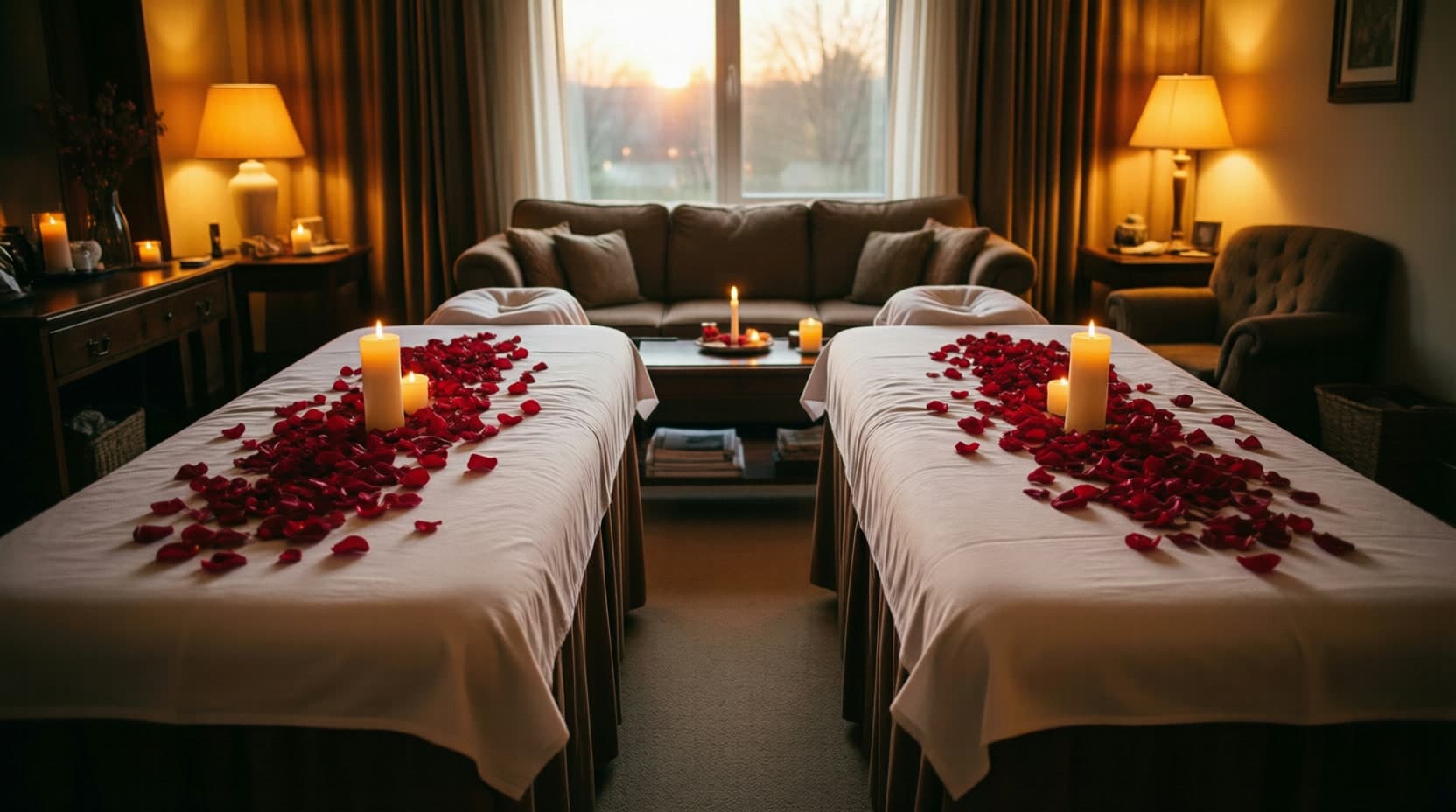 Valentine's Couples Massage at Home in San Diego