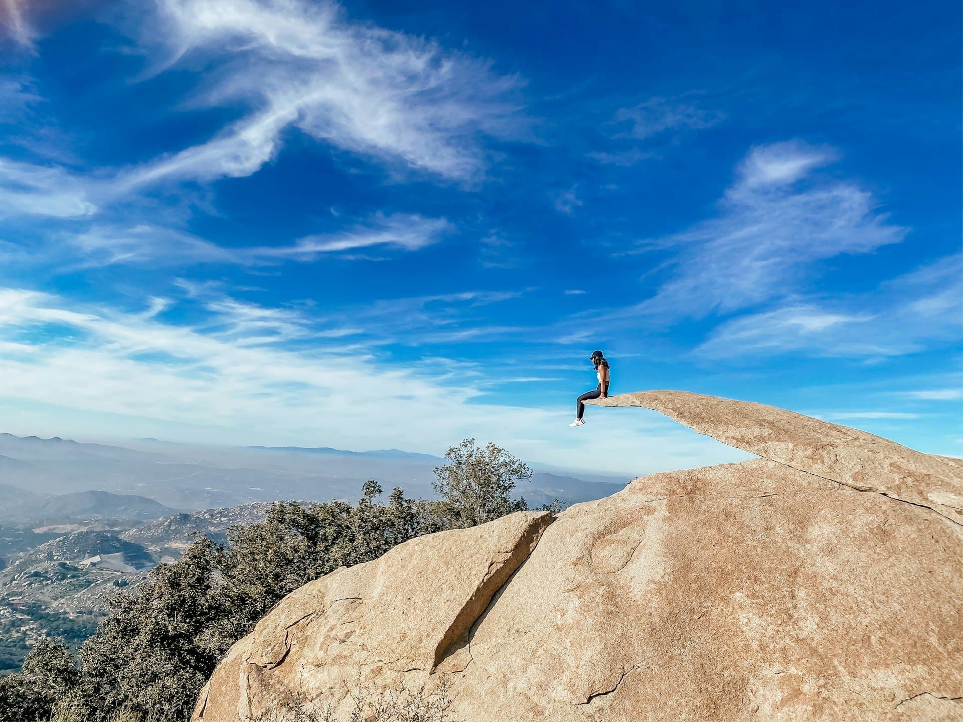 Potato Chip Rock atop Mt Woodson in Poway